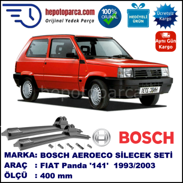 FIAT Panda [141..] 01.1993-09.1903, 400 / - mm. BOSCH AEROECO Aparatlı Muz Silecek