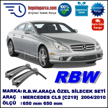 MERCEDES CLS-CLASS [C219] MUZ SİLECEK TAKIMI RBW ARACA ÖZEL (2004-2010)