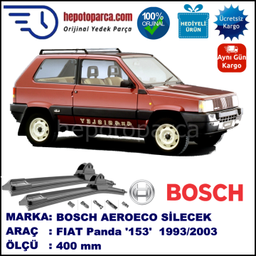 FIAT Panda [153..] 01.1993-09.2003, 400 / - mm. BOSCH AEROECO Aparatlı Muz Silecek