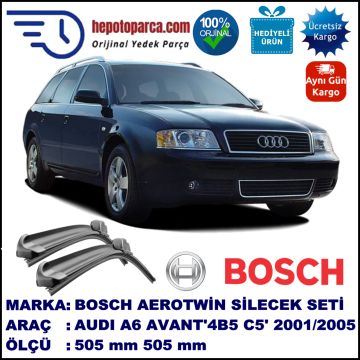 AUDI A6 Avant [4B5; C5] 06.2001-01.2005 550/550 mm Bosch Aerotwin Araca Özel Silecek