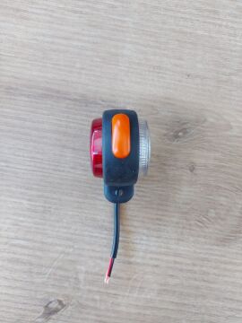 202018   LED MİNİ  TAKOZ LAMBA KIRMIZI BEYAZ 24V