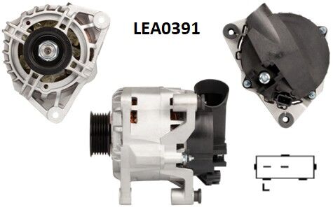 LEA0391  ALTERNATOR 14V/90A FORD FIESTA IV 1. 8TD LRB00455 LRB455 YS6110300CA YS6110300CC 63321758 8EL738141001 CA1760IR DRA4078 ALT4220 ALT498
