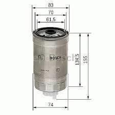 OPEL Kadett 1.8 i 09.1990 - 08.1991 BOSCH BENZİN FİLTRESİ