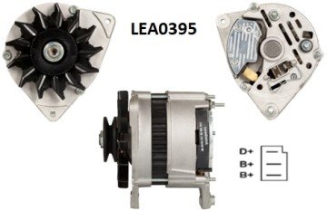 LEA0395  ALTERNATOR A127/14V/70A FORD CAPRI/I I/III,CORTINA,ESCORT II,TRANSIT 80,100,120,130,...-NEW HOLLAND