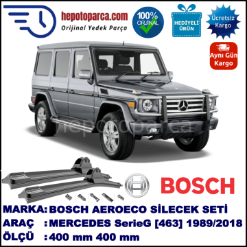 MERCEDES-BENZ Serie G [463] 09.1989-..., 400 / 400 mm. BOSCH AEROECO Aparatlı Muz Silecek
