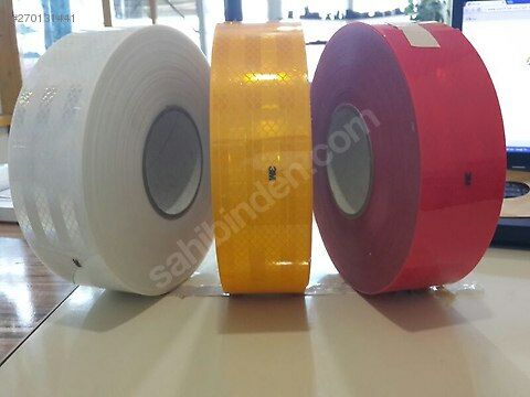 PAKKENS-402 PAKKENS KIRMIZI REFLEKTİF ŞERİT 55MMX50M