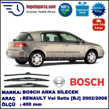 RENAULT Vel Satis [BJ.] 400 mm 04.2002-12.2009 BOSCH Arka Silecek