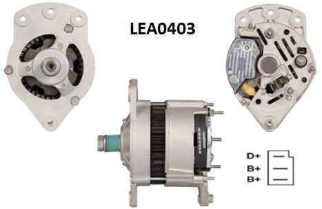 LEA0403  ALTERNATOR A127/14V/70A CUMMINS-AUSTIN-HEALEY-FORD 61920357 NAB900 110497 66021126 8EL737662001 CA1457IR
