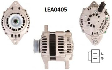 LEA0405  ALTERNATOR 14V/80A KIA RIO 1.3,1.5,  SHUMA II 1.6HATCHBACK/SEDAN