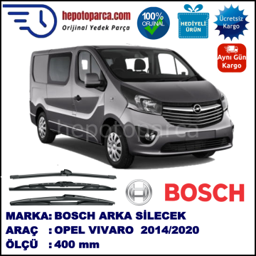 OPEL Vivaro  400 mm 03.2001-... BOSCH Arka Silecek