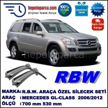 MERCEDES GL-CLASS MUZ SİLECEK TAKIMI RBW ARACA ÖZEL [X164] (2006-2012)