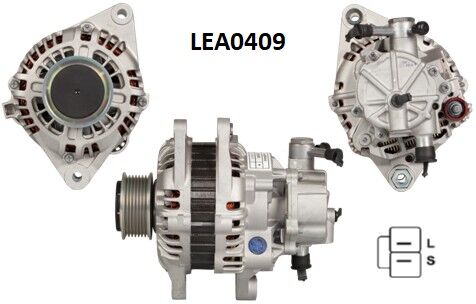 LEA0409  ALTERNATOR 14V/110A/V.P. KIA SORRENT O (JC) 2.5CRDI 373004A110 373004A111 373004A112 373004A113 LRA02791 LRA02838 8EL738211291 AF111393 DRA0075 JA1804IR MAN2627 TA000A62401 AF111382 ALT580 23791 986080640 986080640 TA000A48201 TA000A48201