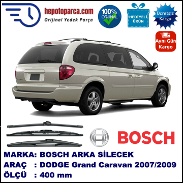 DODGE Grand Caravan [RT] 400 mm 09.2007-11.2009 BOSCH Arka Silecek