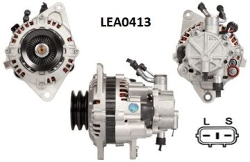 LEA0413  ALTERNATOR 14V/75A/V.P. HYUNDAI H100  2.5 DIESEL 3730047503 3730047504 LRA02340 TA000A58301