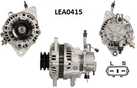 LEA0415  ALTERNATOR 14V/75A/V.P. HYUNDAI GALL OPER II 2.5D -KIA PREGIO