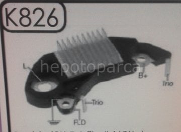 K 826 KONJEKTÖR 12V 100A OPEL VECTRA
