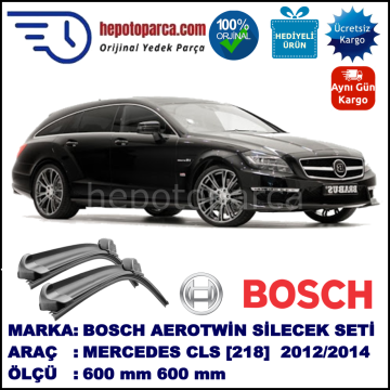 MERCEDES-BENZ Serie CLS Shooting Brake [218] 06.2012-02.2014 600/600 mm Bosch Aerotwin Araca Özel Silecek