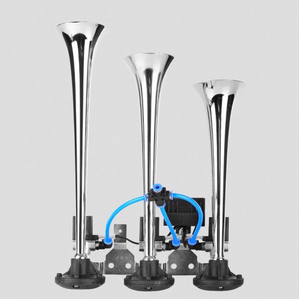 SEGER 82EH1200 12V 3'LÜ ELEK. KORNA  KROMAJLI