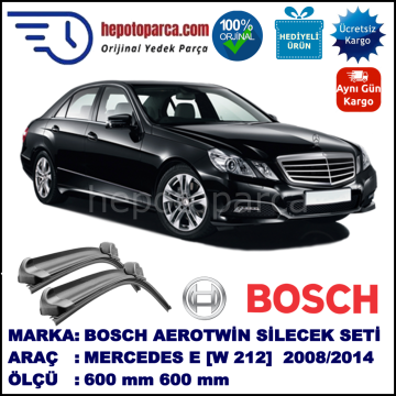 MERCEDES-BENZ Serie E [212] 08.2008-02.2014 600/600 mm Bosch Aerotwin Araca Özel Silecek
