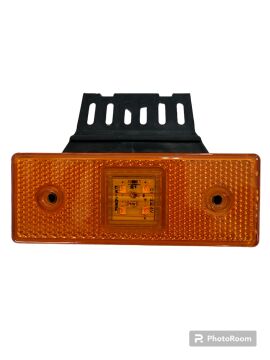 SİDE MARKER LAMBA DÜZ LEDLİ SARI 12V