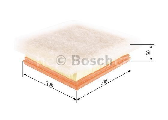 OPEL Meriva 1.4 Turbo 10.2012 - 01.2018 BOSCH HAVA FİLTRESİ