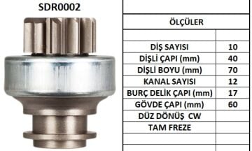 SDR0002  MARS DISLISI-10DIS  FORD CARGO-MF.TR AKTOR-CHREYSLER INCE FREZE 1667 54247393 54268139 54290585 TMB148 TMB170 480 132285 10104800 42545