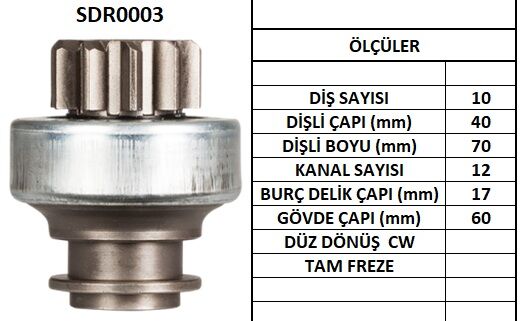 SDR0003  MARS DISLISI-10DIS  FORD D750 KAMYON -BMC 140 INCEFREZE-NEW HOLLAND 2852 54243783 54246738 54246896 54247187 TMB115 96 130445 10100960 42455