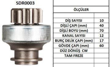 SDR0003  MARS DISLISI-10DIS  FORD D750 KAMYON -BMC 140 INCEFREZE-NEW HOLLAND 2852 54243783 54246738 54246896 54247187 TMB115 96 130445 10100960 42455
