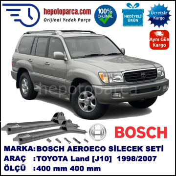 TOYOTA Land Cruiser [J10] 01.1998-08.2007, 400 / 400 mm. BOSCH AEROECO Aparatlı Muz Silecek