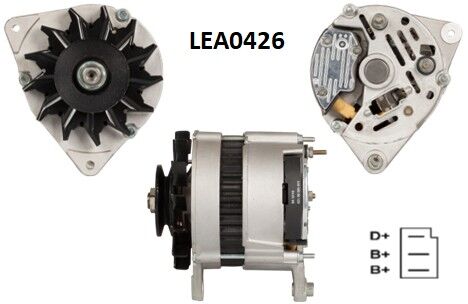 LEA0430  ALTERNATOR A127/14V/65A CASE -JCB 2C X,3CX,3D,407,408,409,410,411,..-ROVER MONTEGO 2.0,220 COUPE/GTI 24158 24209 24245 24291 24356 24390 2871A148 2871A163 54022054 54022143 54022164 54022176 54022191 54022193 54022204 54022216 54022229 54022242 7