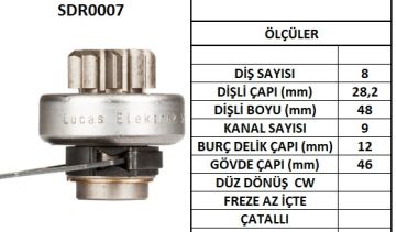 SDR0007  MARS DISLISI-8DIS  NISSAN-DATSUN PRI MER 1.6