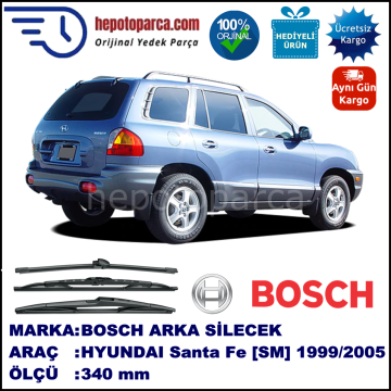 HYUNDAI Santa Fe [SM] 340 mm 09.1999-12.2005 BOSCH Arka Silecek