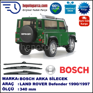 LAND ROVER  Defender 90  340 mm 08.1990-... BOSCH Arka Silecek