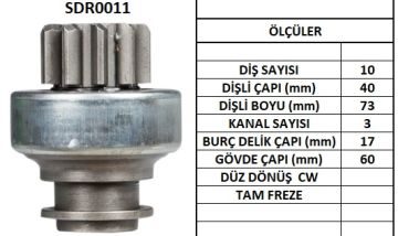 SDR0011  MARS DISLISI-10DIS MF-LANDROVER KALI N.FREZE