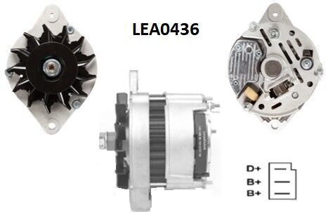 LEA0436  ALTERNATOR A127/14V/55A MF 235,250,2 75,285,2620,2640,2645,2680,2685,2720,2725,290,298,3050,3060... 1674526M1 3405390M1 3930502R91 61920261 LRA964 3467043M91 9AR2861K 9AR5070K