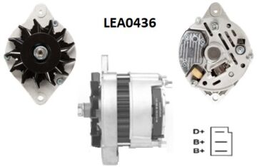 LEA0436  ALTERNATOR A127/14V/55A MF 235,250,2 75,285,2620,2640,2645,2680,2685,2720,2725,290,298,3050,3060... 1674526M1 3405390M1 3930502R91 61920261 LRA964 3467043M91 9AR2861K 9AR5070K