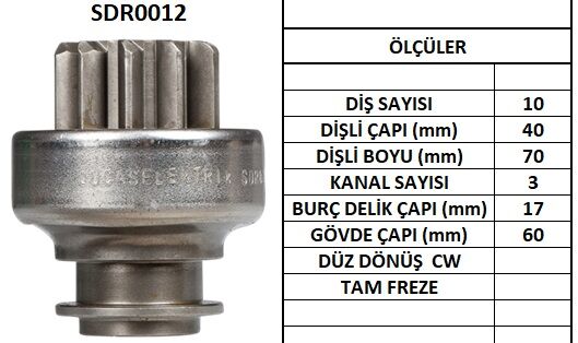 SDR0012  MARS DISLISI-10DIS  FORD2000,3000,40 00,5000,7000