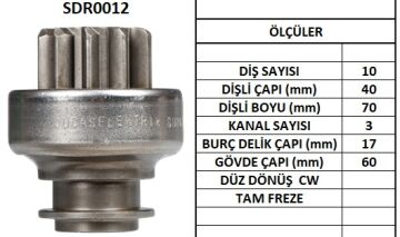 SDR0012  MARS DISLISI-10DIS  FORD2000,3000,40 00,5000,7000 2696 54246724 54246989 54256984 54259800 TMB104 322 130450 10103220