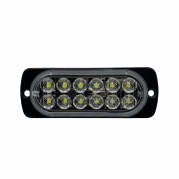 L1131 9V-36V MİNİ BAR 12 LED SARI DÜZ VE ÇAKAR