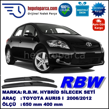 TOYOTA  AURIS 1 HYBRID SİLECEK TAKIMI RBW ARACA ÖZEL (2006-2012)