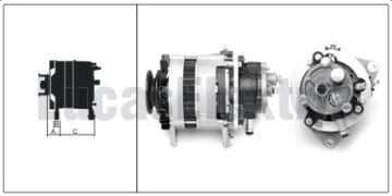 61920169 ALTERNATÖR A127 12V 70A MC LEVEND 80  MİDİBÜS V.P.