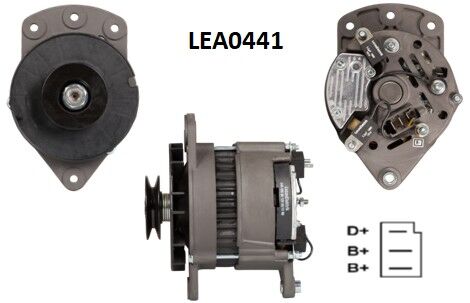 LEA0441  ALTERNATOR A127/14V/80A UNIVERSAL NAB900M 112237 113152 66021126M 66021590M 8EL737787001 CA1550IR