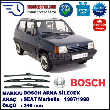 SEAT Marbella  340 mm 01.1987-05.1998 BOSCH Arka Silecek