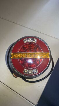 NEON KAYAR SİNYALLİGERİ VİTESLİ  HAMBURGER STOP 12-24V.E ONAYLI HAMBURGER STOP