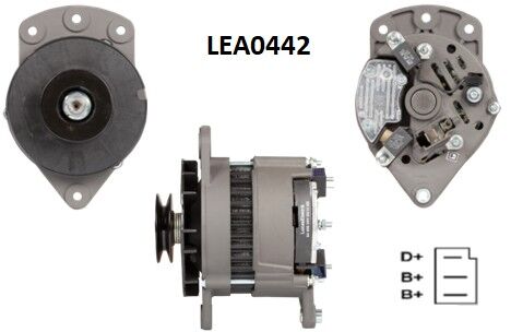 LEA0442  ALTERNATOR A127MT/ 28V/55A UNIVERSAL NAB901M 110977 66021174M 66021623M