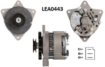 LEA0443  ALTERNATOR A127MT/14V/80A UNIVERSAL NAB905M 111204