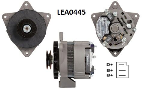 LEA0445  ALTERNATOR A127MT/14V/80A UNIVERSAL  MARINE NAB902M NAB904M 110976 66021153M