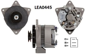 LEA0445  ALTERNATOR A127MT/14V/80A UNIVERSAL  MARINE