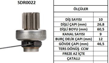 SDR0022  MARS DISLISI-10DIS  ROVER 216 1636 54292179 TNB176 960 133295 10109600