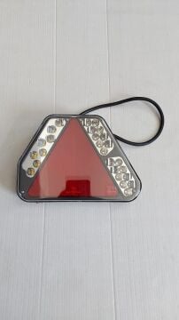 ÜÇGENLİ RÖMORK LAMBASI FULL LED SAĞ E ONAYLI KARAVAN STOP